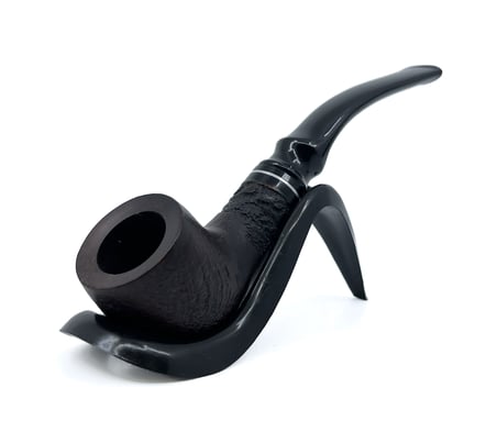 Dapper Half Bent Billiard Briar (Gül Kökü) 9 mm Filtreli El Yapımı Pipo - 3563