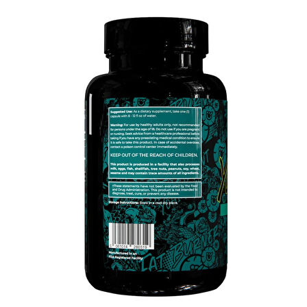 DARK LABS Double Alpha Yohimbine Fat burner – 100 caps