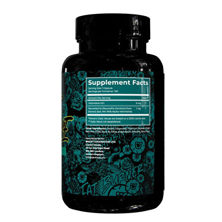 DARK LABS Double Alpha Yohimbine Fat burner – 100 caps