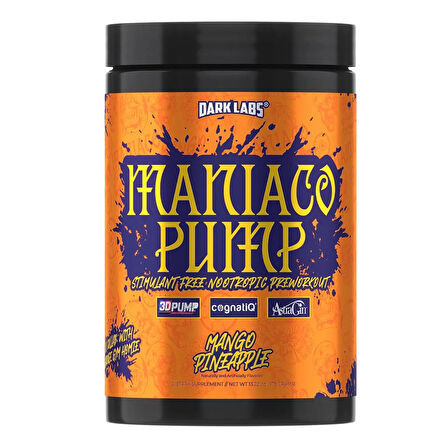 DARK LABS Maniaco PUMP PREWORKOUT– 375g