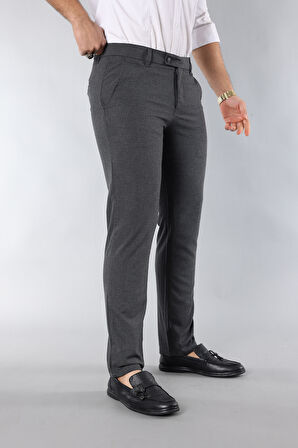 Italyan Kesim Dar Kalıp Kaliteli Esnek Likralı Bilek Boy Kumaş Pantolon