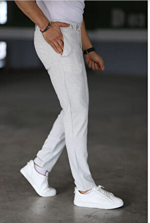 Italyan Kesim Dar Kalıp Kaliteli Esnek Likralı Bilek Boy Kumaş Pantolon