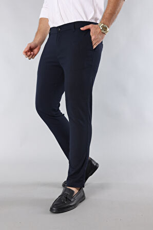 Italyan Kesim Dar Kalıp Kaliteli Esnek Likralı Bilek Boy Kumaş Pantolon