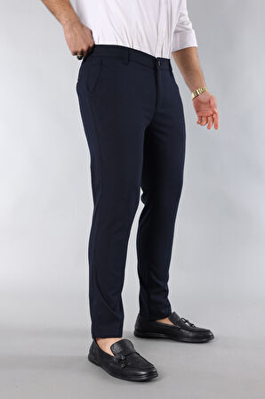 Italyan Kesim Dar Kalıp Kaliteli Esnek Likralı Bilek Boy Kumaş Pantolon