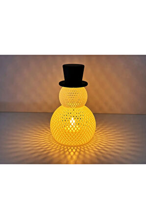 Just3dprintings Dekoratif Aydınlatmalı Kardan Adam