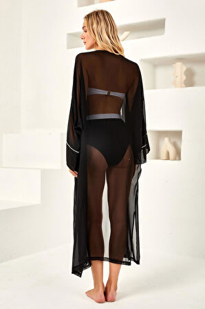 Siyah Kaftan Pareo