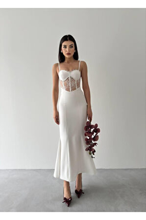 Begonia İp Askılı Elbise