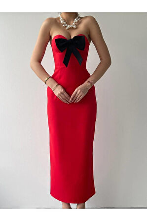 Harvoy Straplez Elbise