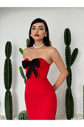 Harvoy Straplez Elbise