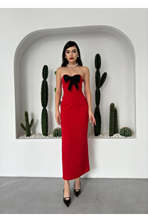 Harvoy Straplez Elbise