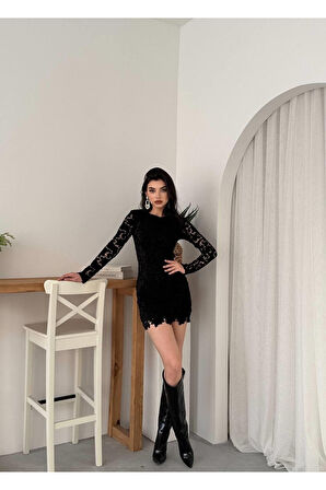 Suff Çiçek Detaylı Elbise