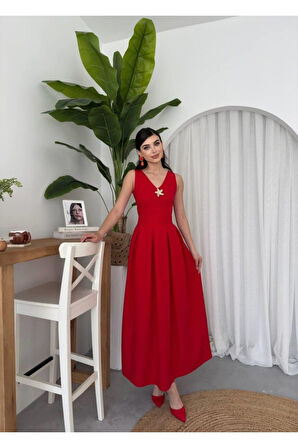 Late Yıldız Detaylı Elbise