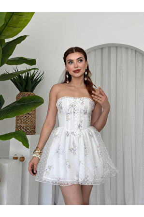 NEO STRAPLEZ ELBİSE