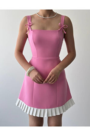 Steel Fiyonk Detay Elbise