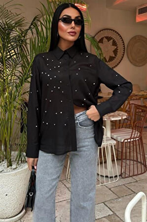 Taş Çakımlı Vual Gömlek 3443