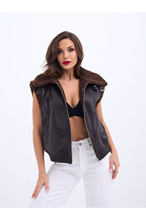 7259 YELEK-KOYU KAHVE