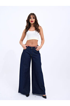 7350 KOT PANTOLON-MAVİ