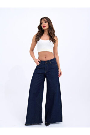 7350 KOT PANTOLON-MAVİ