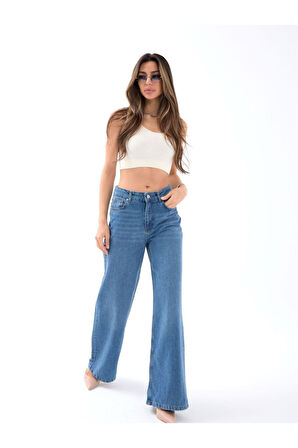 7418 KOT PANTOLON-MAVİ