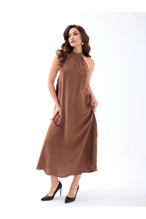 7145 ELBİSE-KAHVE