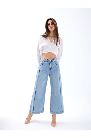 7356 KOT PANTOLON-MAVİ