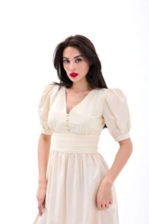 6411 ELBİSE-KREM