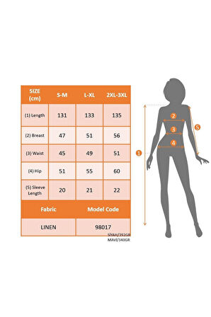 Kadın Kısa Kollu Yakalı önden Düğmeli Beli Kuşaklı Ithal Keten Elbise