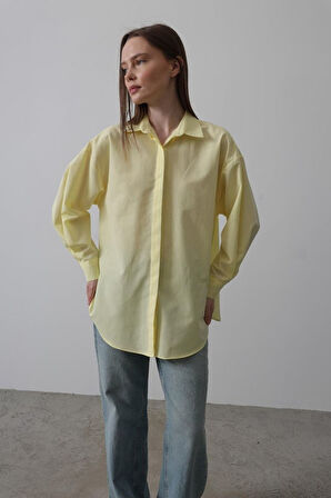 Uzun Kol Gömlek - Sarı