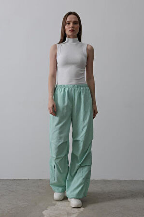 Paraşüt Cargo Pantolon - Mint