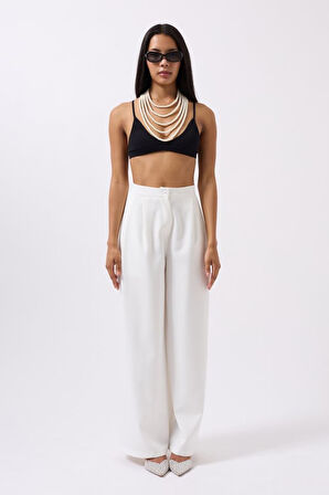 Casual Yüksek Bel Pantolon