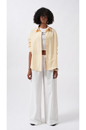 Çizgili Basic Gömlek