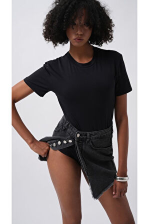 T-Shirt Detay Bodysuit