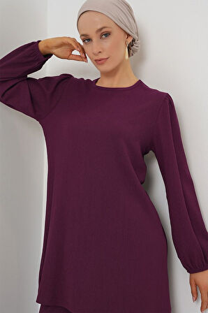 Tunik Pantolon Alt Üst Takım 6663 - Mor