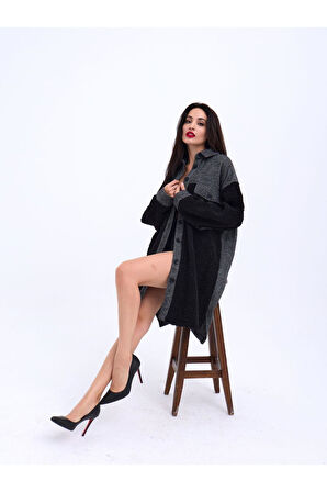 6698 UZUN GÖMLEK-SİYAH