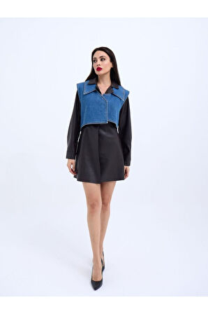 6705 ELBİSE TAKIM-KOYU KAHVE