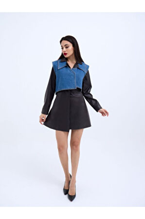 6705 ELBİSE TAKIM-KOYU KAHVE