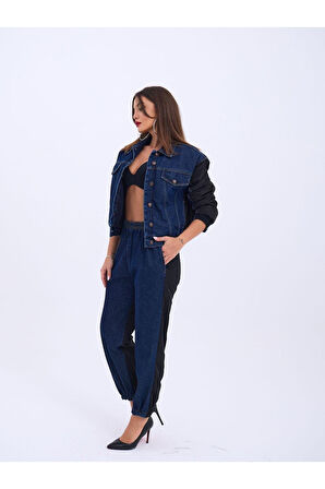 6627 KOT PANTOLON-MAVİ