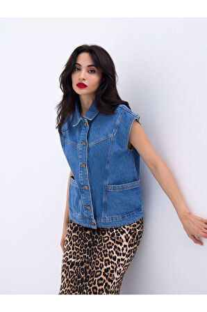 6820 KOT YELEK-MAVİ