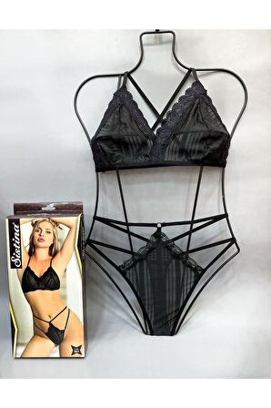 Siyah Bralet Sütyen Takım - B863