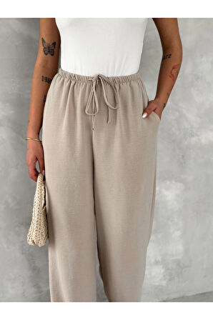 Ayrobin Oversize Pantalon - Bej