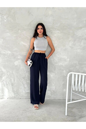 Ayrobin Oversize Pantalon - Lacivert