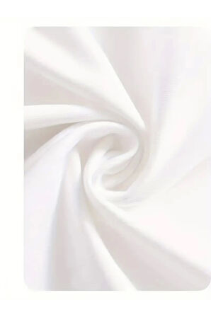 Baskılı Oversize Bisiklet Yaka T-shirt - Beyaz