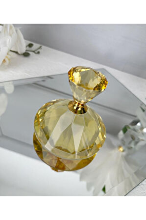 KRİSTAL ELMAS DEKOR ŞİŞE GOLD 10X11
