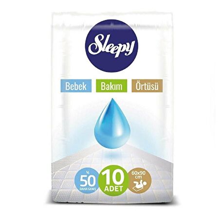 Sleepy Babycare Bebek Bakım Örtüsü 60X90 10'lı