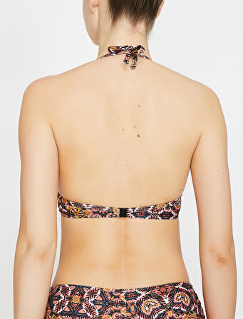 DESENLİ GEÇMELİ BIKINI ÜSTÜ DB20021BU