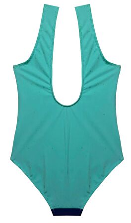 MINT BLOKLU KIZ ÇOCUK MAYO DB20030M