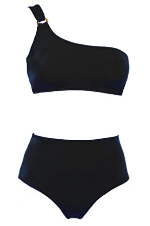 TOKALI BİKİNİ ÜST YÜKSEK BEL ALT BIKINI TAKIM DB200564BT