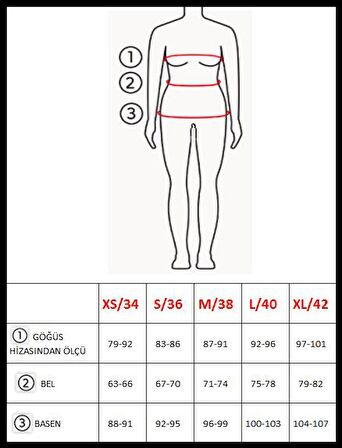 TOKALI BİKİNİ ÜST YÜKSEK BEL ALT BIKINI TAKIM DB200564BT