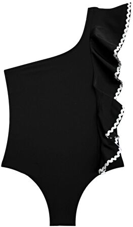 Sutaşı detaylı kız çocuk mayo DB200740CM