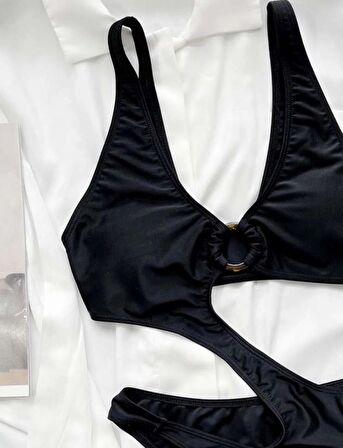 Halka aksesuarlı cut out mayo DB200781MA